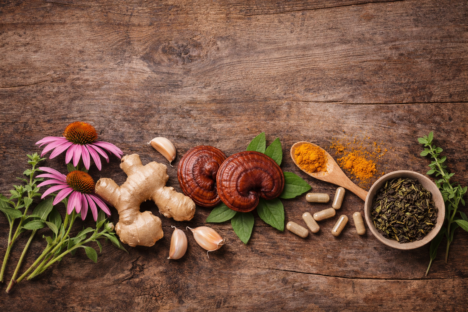 6 přírodních antivirotik s účinky podobnými antibiotikům